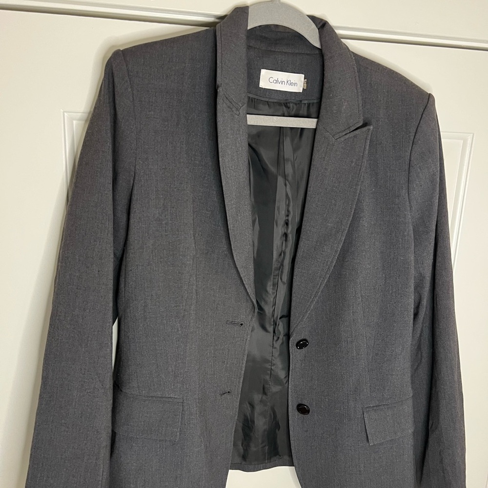 Grey Calvin Klein Blazer